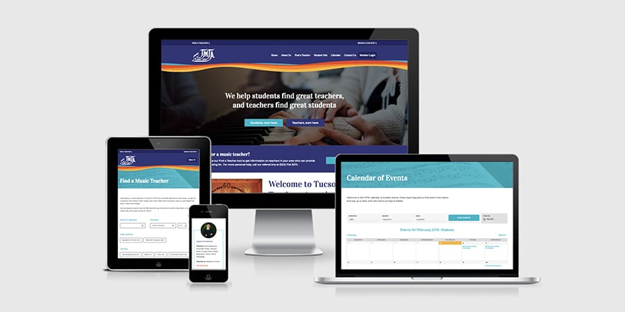 tmta-website Tucson Music Teachers Association responsive website screenshot